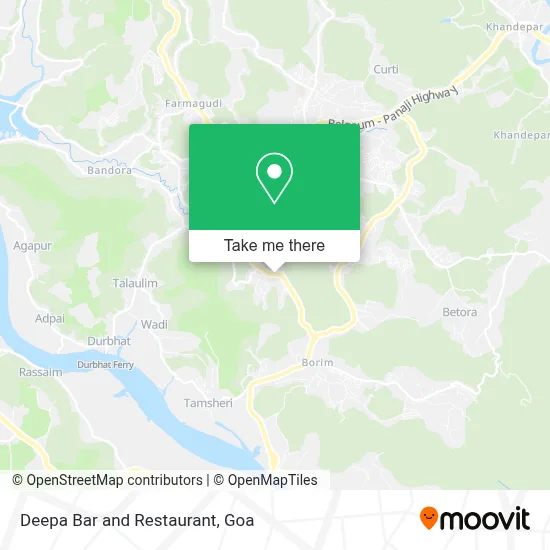 Deepa Bar And Restaurant map