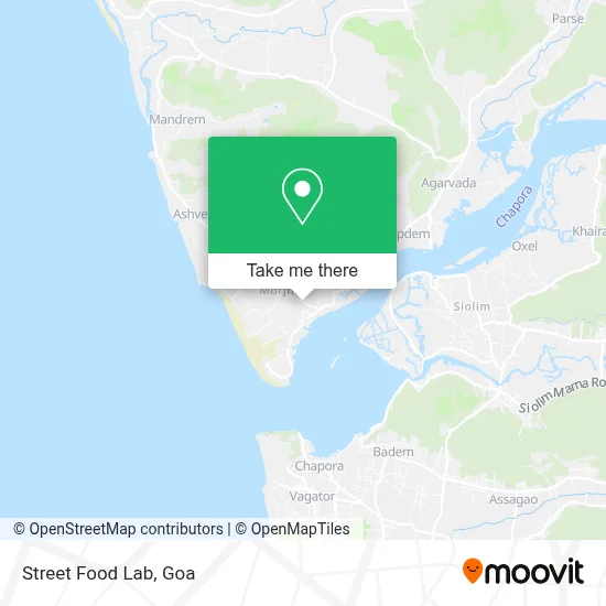 Street Food Lab map