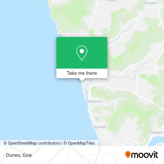Dunes map