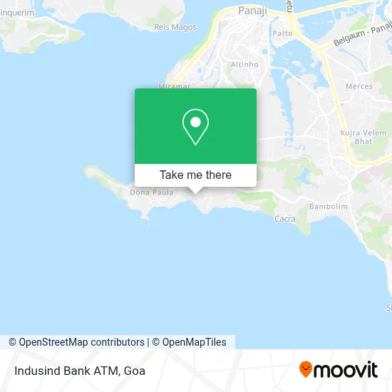 Indusind Bank Atm map