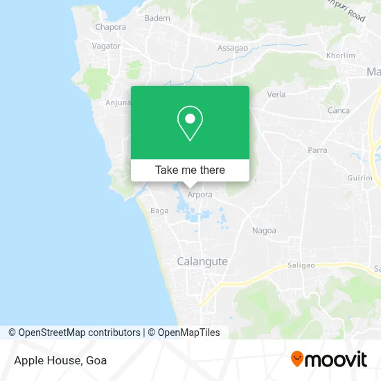 Apple House map