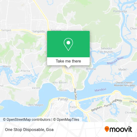 One Stop Disposable map