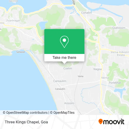 Three Kings Chapel map