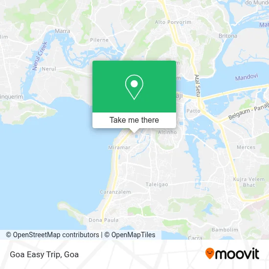 Goa Easy Trip map