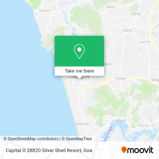 Capital O 28820 Silver Shell Resort map