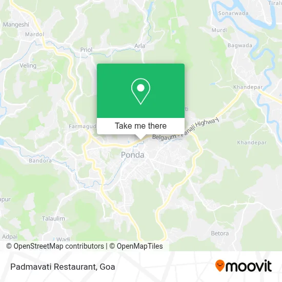 Padmavati Restaurant map