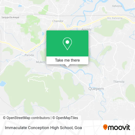 Immaculate Conception High School map