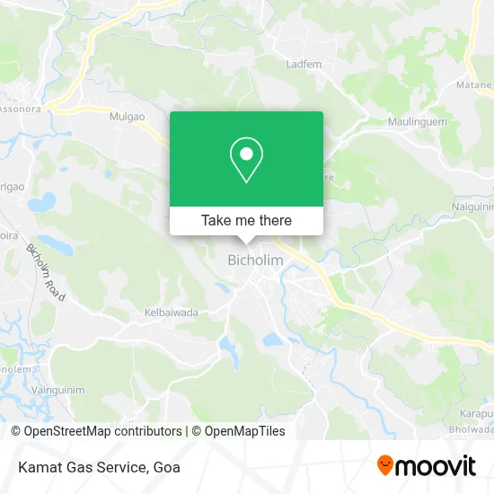 Kamat Gas Service map
