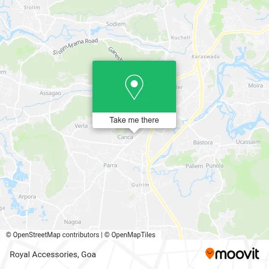 Royal Accessories map