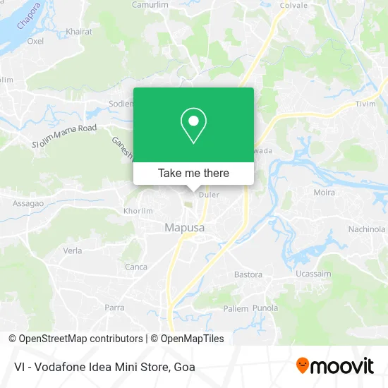 VI - Vodafone Idea Mini Store map