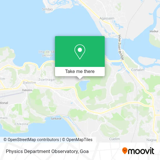 Physics Department Observatory map