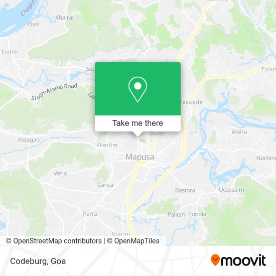 Codeburg map