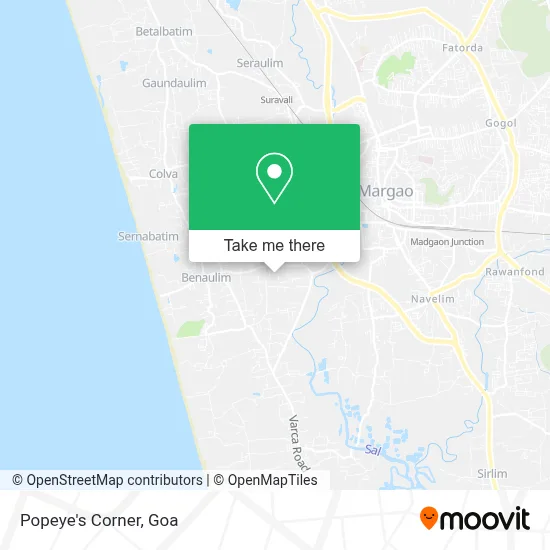 Popeye's Corner map