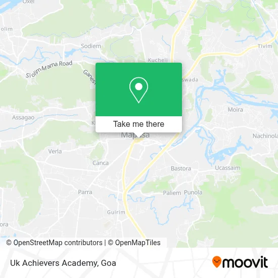 Uk Achievers Academy map