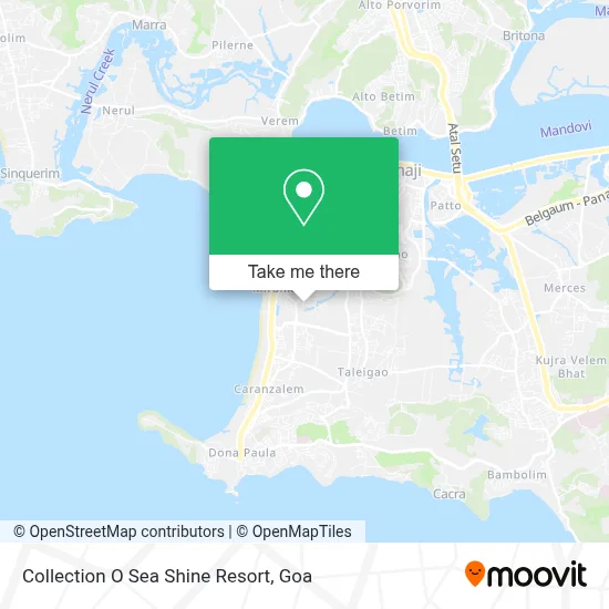 Collection O Sea Shine Resort map