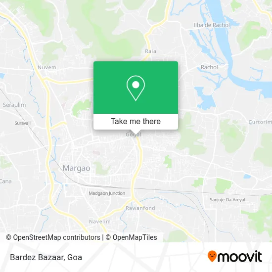 Bardez Bazaar map