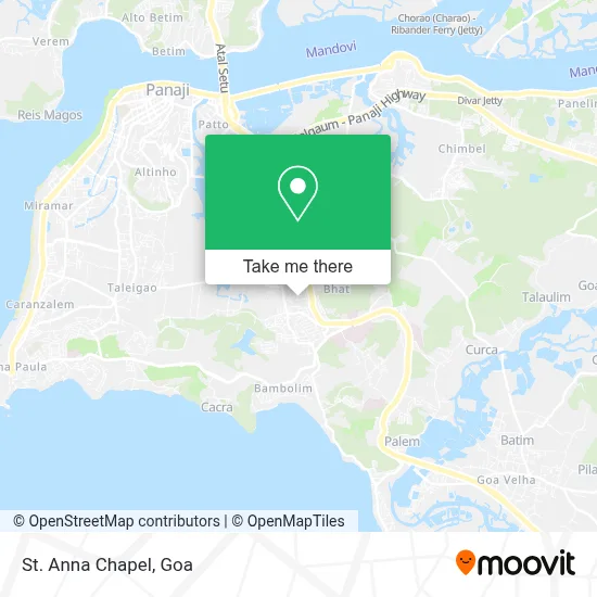 St. Anna Chapel map