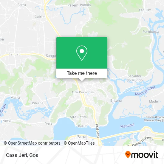 Casa Jeri map