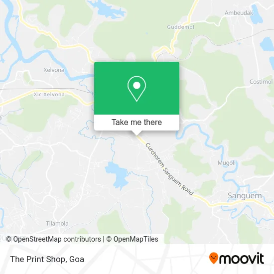 The Print Shop map