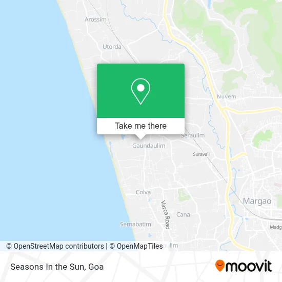 Seasons In the Sun map