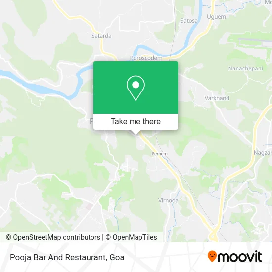 Pooja Bar And Restaurant map