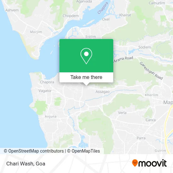 Chari Wash map