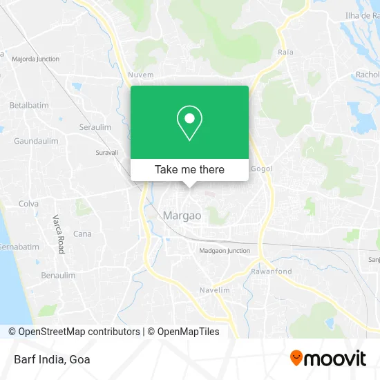 Barf India map