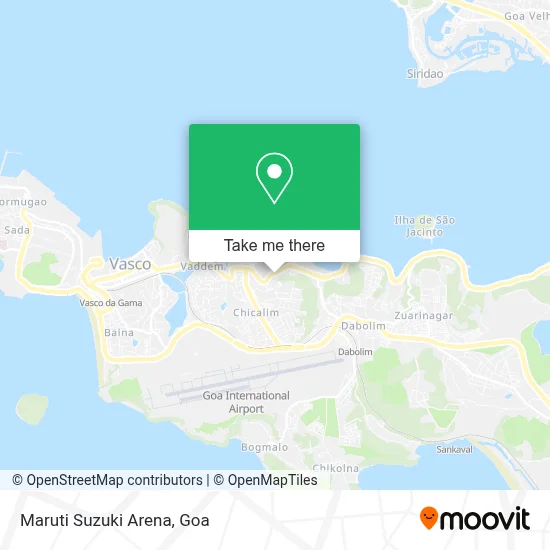 Maruti Suzuki Arena map