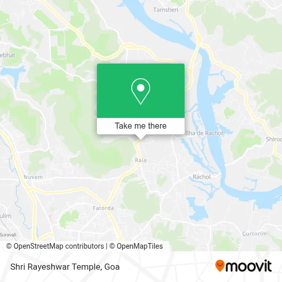 Shri Rayeshwar Temple map