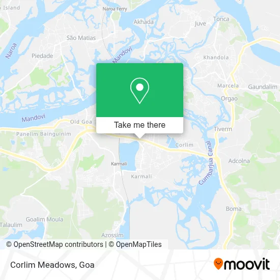 Corlim Meadows map