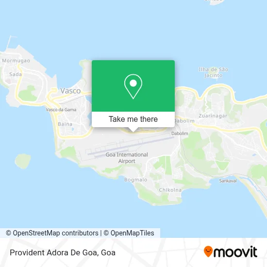 Provident Adora De Goa map