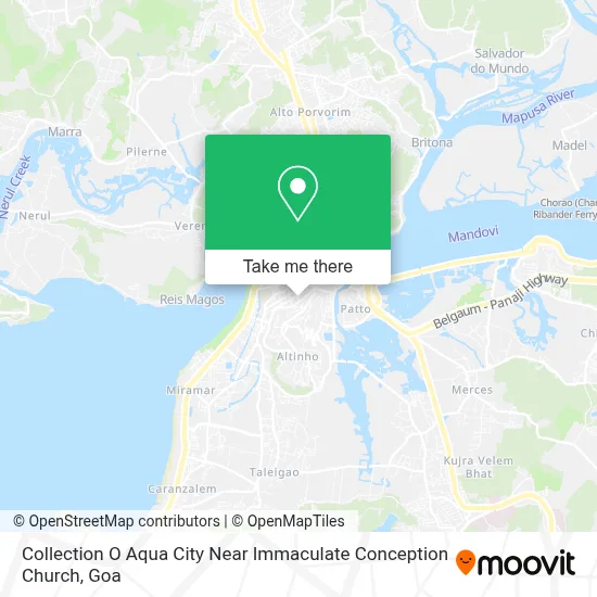 Collection O Aqua City Near Immaculate Conception Church map