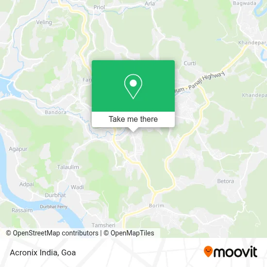Acronix India map