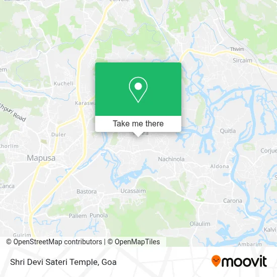Shri Devi Sateri Temple map