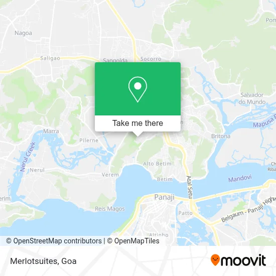 Merlotsuites map