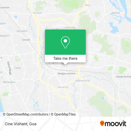 Cine Vishant map
