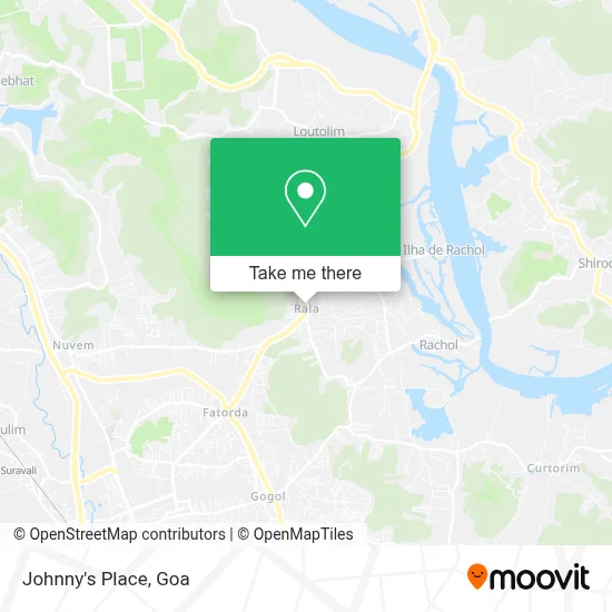 Johnny's Place map