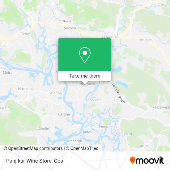 Panjikar Wine Store map