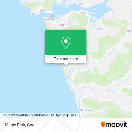 Magic Park map