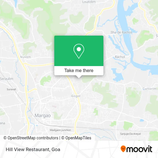 Hill View Restaurant map