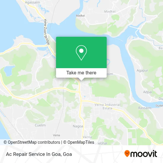 Ac Repair Service In Goa map