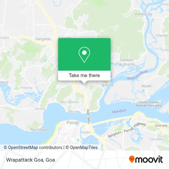 Wrapattack Goa map