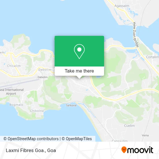 Laxmi Fibres Goa. map