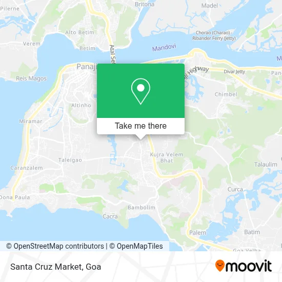 Santa Cruz Market map