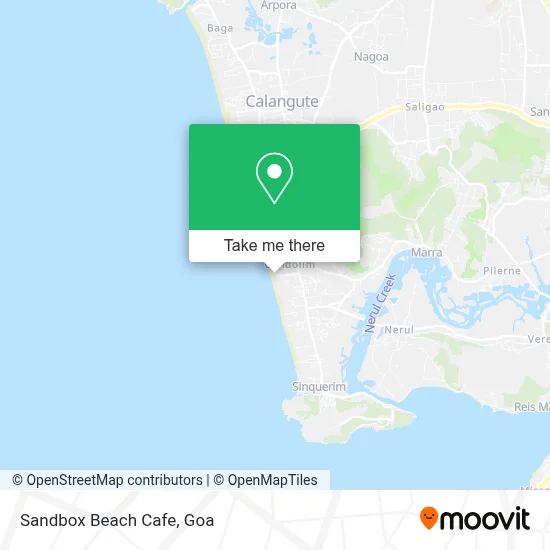 Sandbox Beach Cafe map