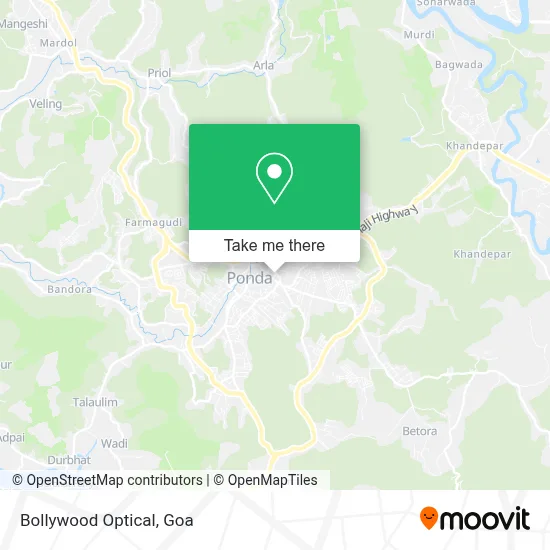 Bollywood Optical map