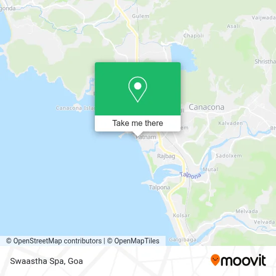 Swaastha Spa map