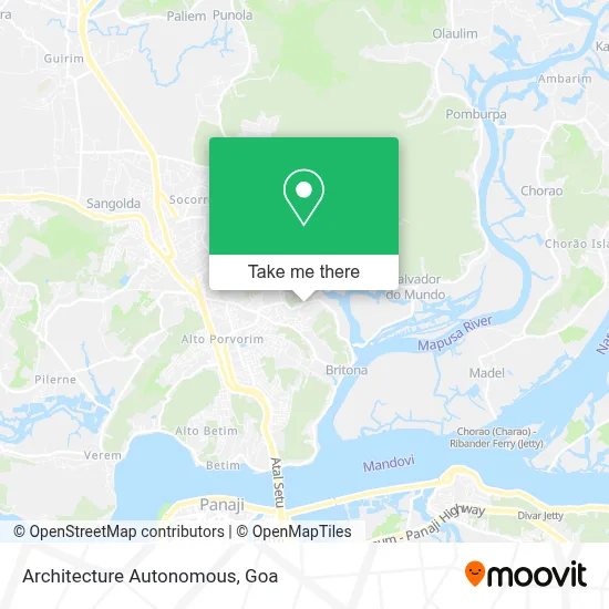 Architecture Autonomous map