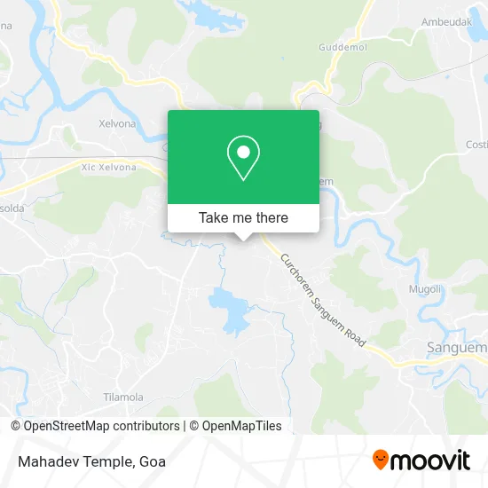 Mahadev Temple map