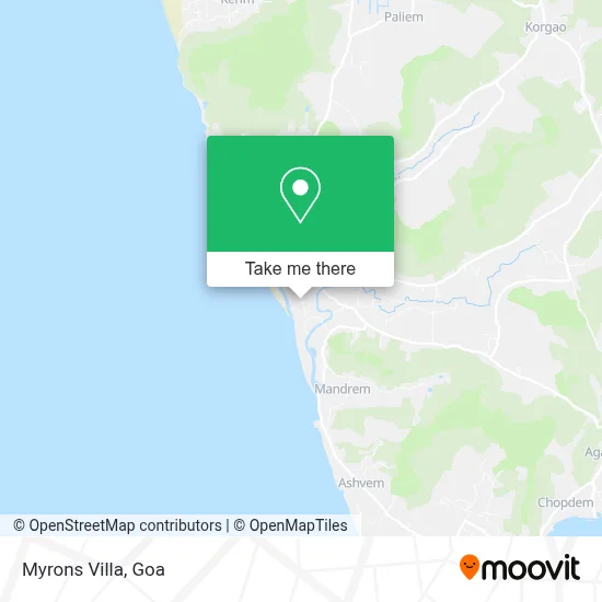 Myrons Villa map
